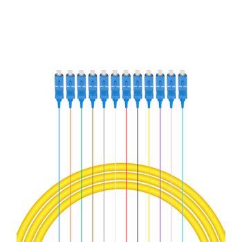 12芯束状万兆单模尾纤 (http://www.scoa-cn.com/) 光纤尾纤 第1张